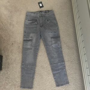 Grey Denim Stretchy Jeans